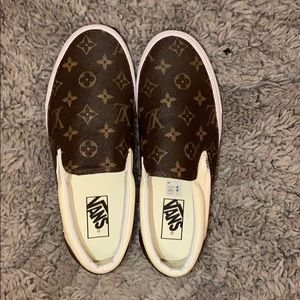 Louis Vuitton custom made vans
